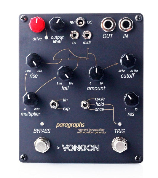 Vongon Paragraphs Pedal Para Guitarra