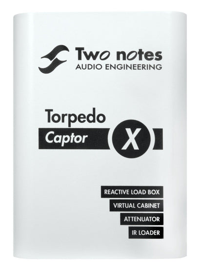 Two Notes Torpedo Captor X 8 Ohm Compact Reactive Load Box Attenuator Cab Sim E Ir Loader Pedal