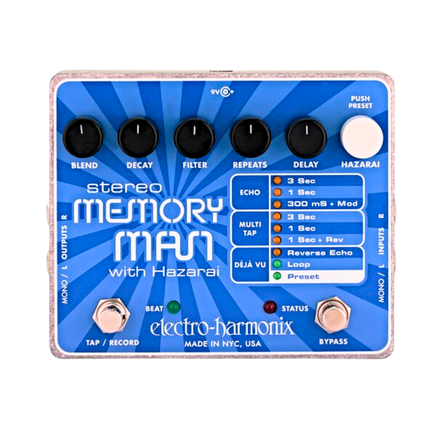 Electro Harmonix Stereo Memory Man with Hazarai