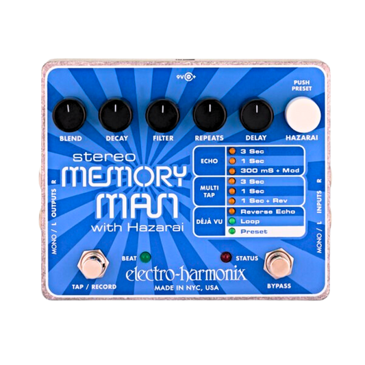 Electro Harmonix Stereo Memory Man with Hazarai