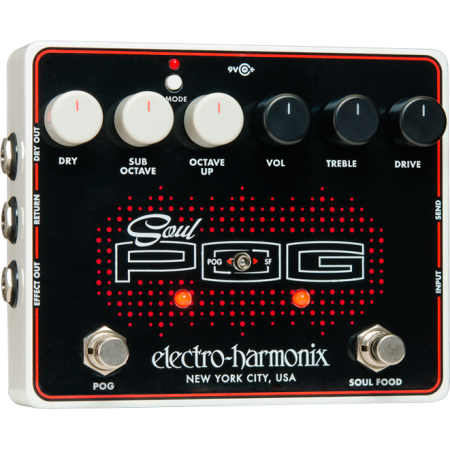 Electro Harmonix Soul Pog Pedal Para Guitarra E Contrabaixo