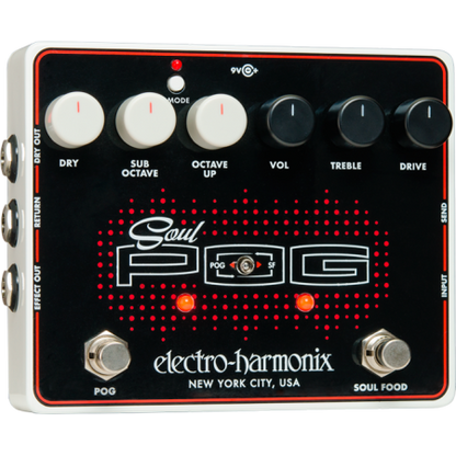 Electro Harmonix Soul Pog Pedal Para Guitarra E Contrabaixo