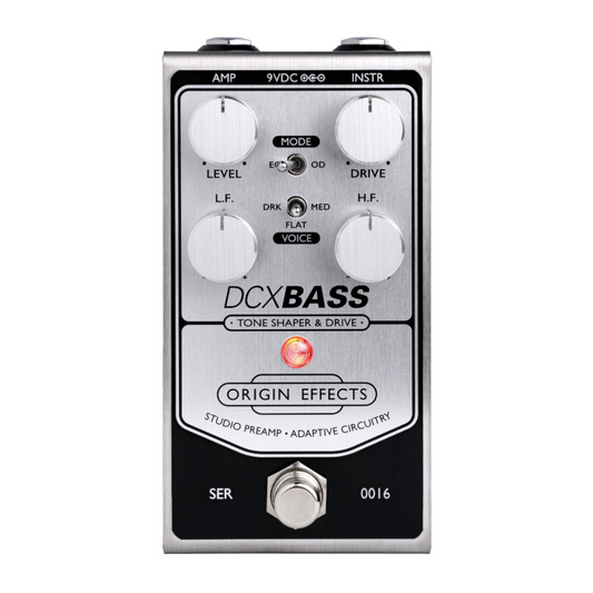 Origin Effects Dcx Bass Studio Preamp Pedal Para Contrabaixo