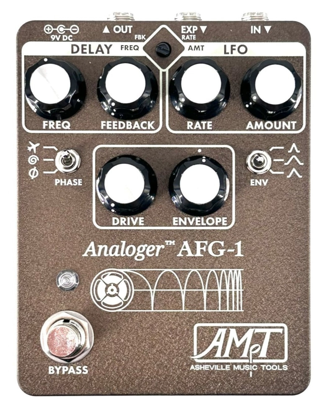 Afg-1 Analog Flanger Pedal Para Guitarra