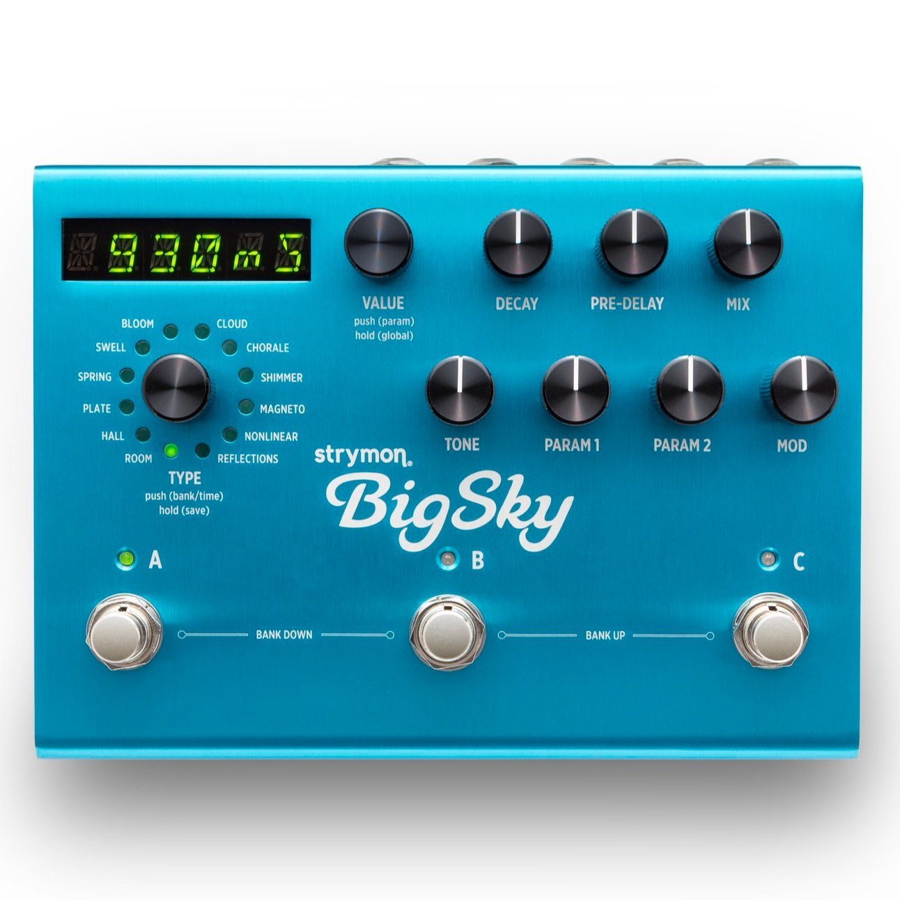 Big Sky Multi Reverb Pedal Para Guitarra