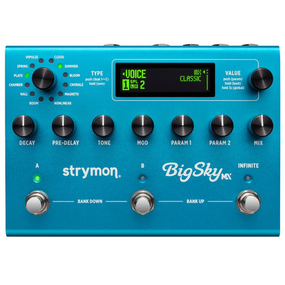 Big Sky Mx Dual Engine Multi Reverb Pedal Para Guitarra