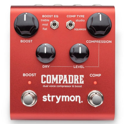 Compadre Dual Voice Compressor And Clean/Dirty Boost Pedal Para Guitarra