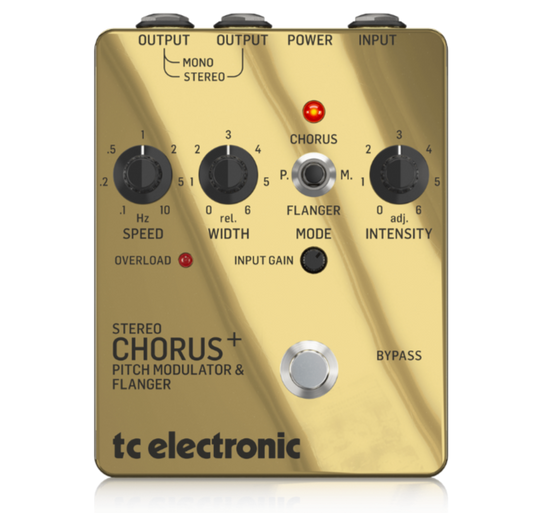 Tc Electronic Scf Gold Stereo Chorus Flanger Pedal Limited Edition Para Guitarra