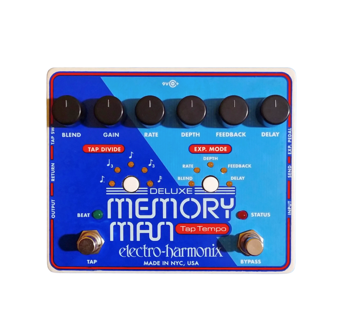 Electro Harmonix Deluxe Memory Man 1100 Tap Tempo Pedal Para Guitarra