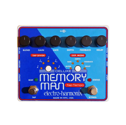 Electro Harmonix Deluxe Memory Man 1100 Tap Tempo Pedal Para Guitarra