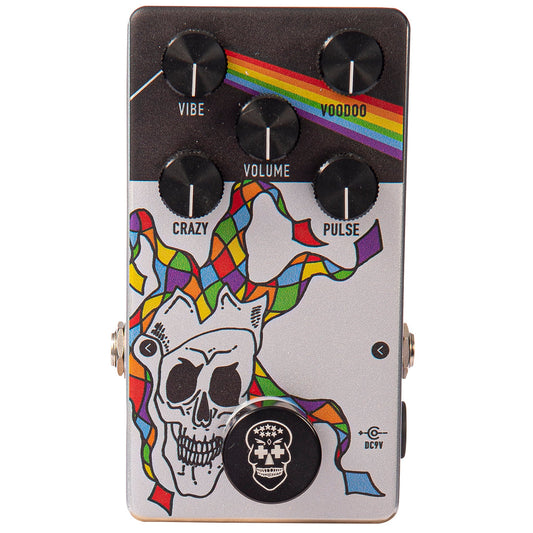 Crazy Diamond Silver Vibe Pedal Para Guitarra