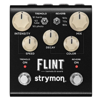 Flint V2 Tremolo And Reverb Pedal Para Guitarra