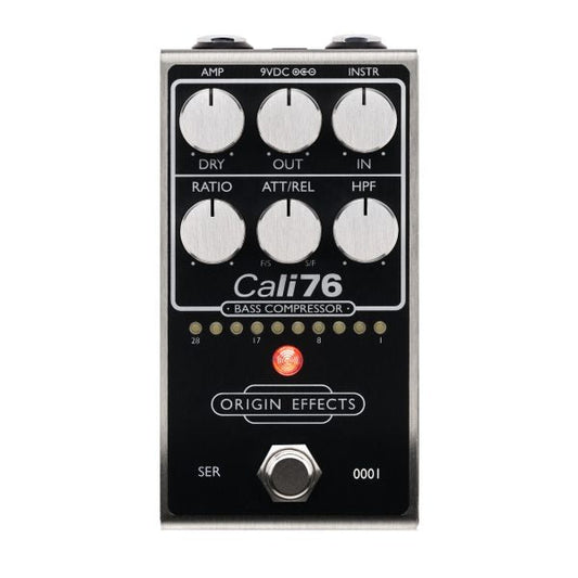 Origin Effects Cali76 Mk2 Bass Compressor Black Pedal Para Contrabaixo