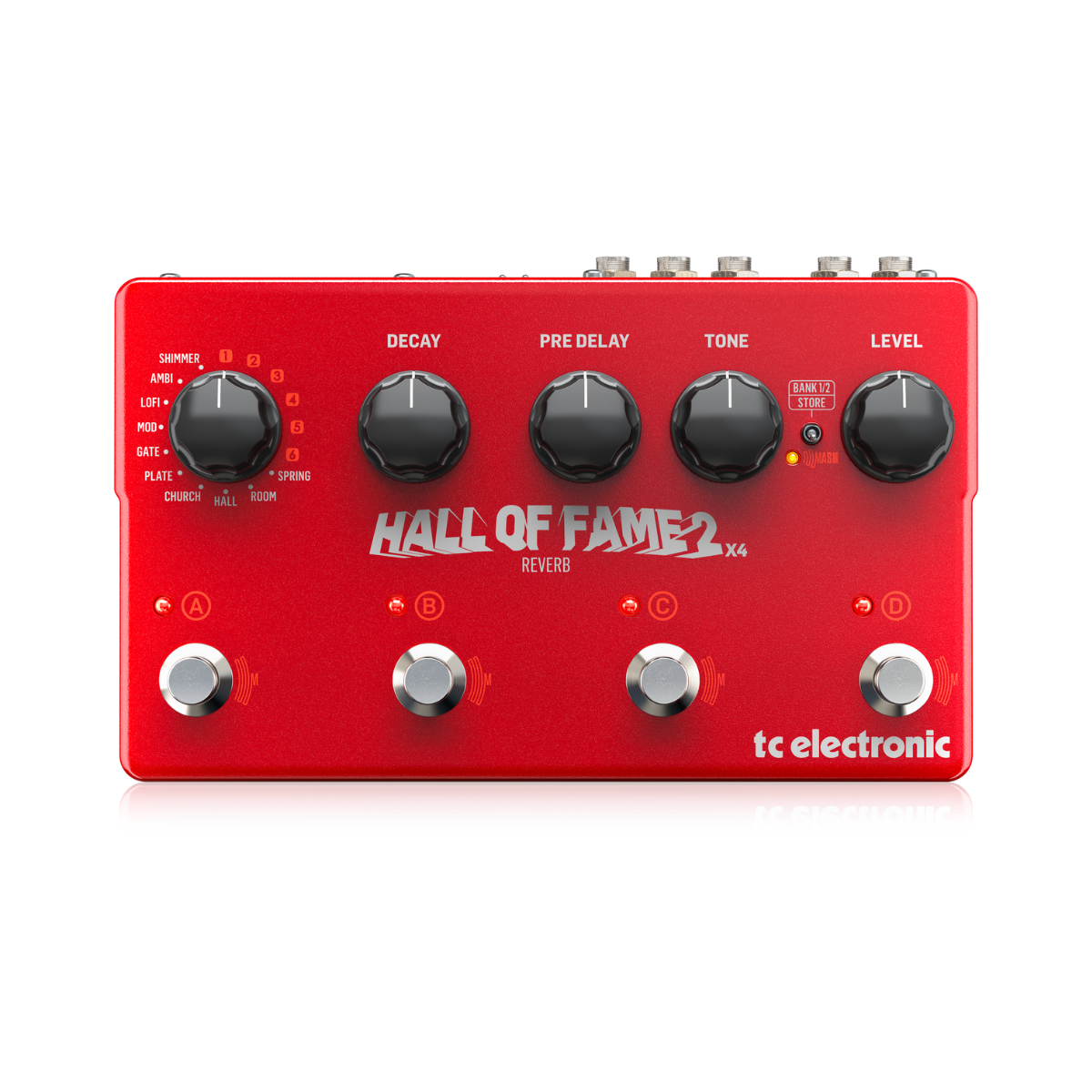 Tc Electronic Hall Of Fame 2 X4 Reverb Pedal Para Guitarra