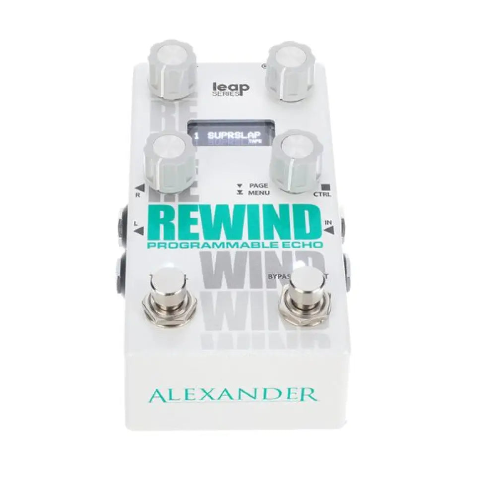 Alexander Pedals Rewind Programmable Echo Pedal Para Guitarra