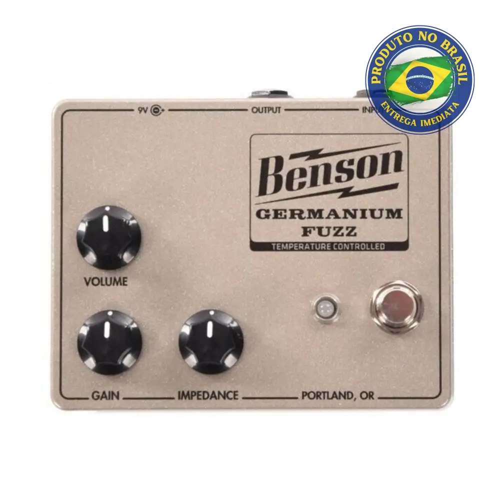Benson Amps Germanium Fuzz Champagne Pedal Para Guitarra