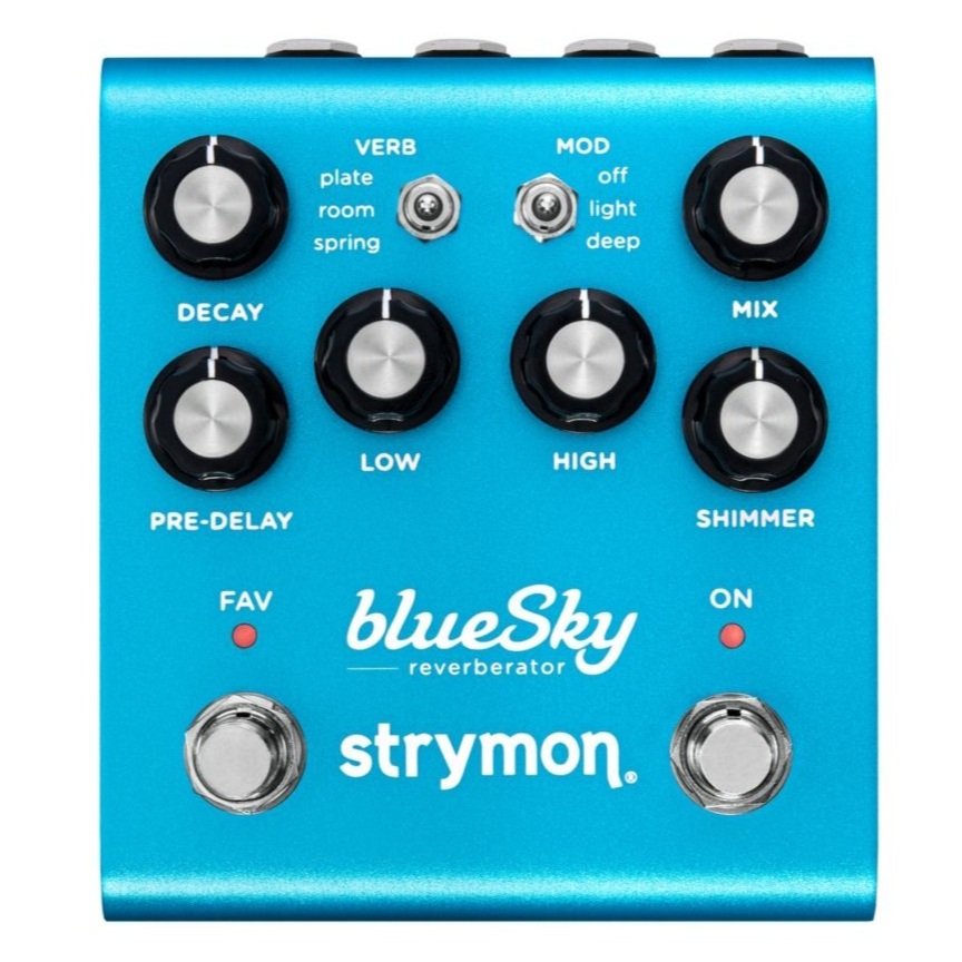 Bluesky V2 Reverberator Pedal Para Guitarra