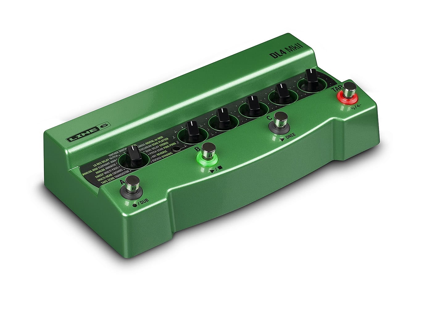 Dl4 Mkii Little Green Time Machine Pedal Para Guitarra