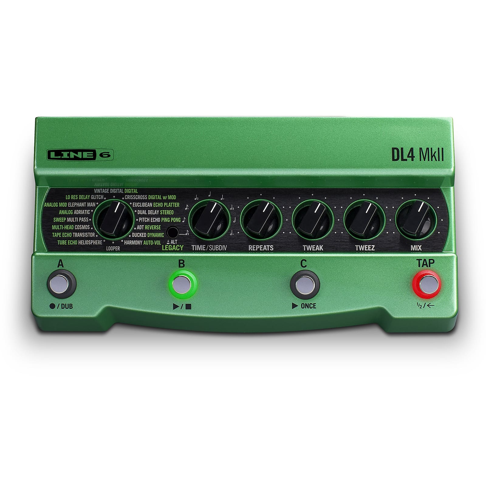 Dl4 Mkii Little Green Time Machine Pedal Para Guitarra