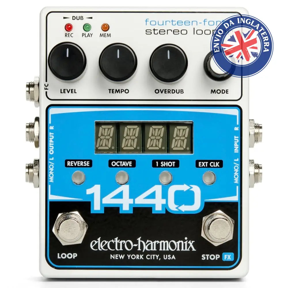 Electro Harmonix 1440 Stereo Looper Effects Pedal Para Guitarra