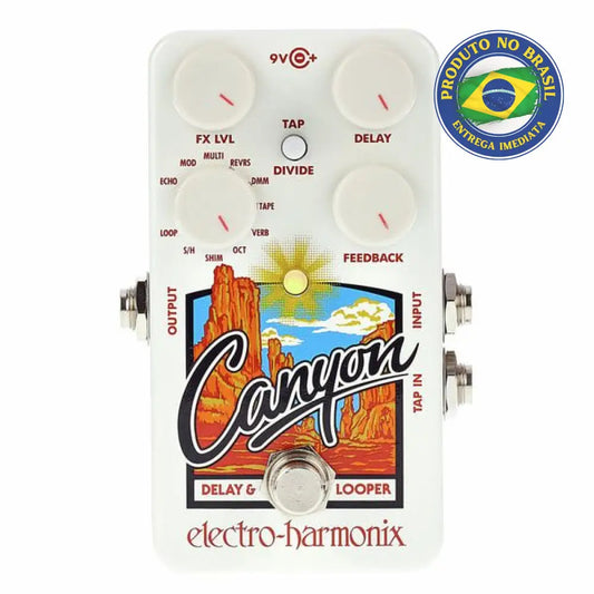 Electro Harmonix Canyon Delay & Looper Pedal Para Guitarra
