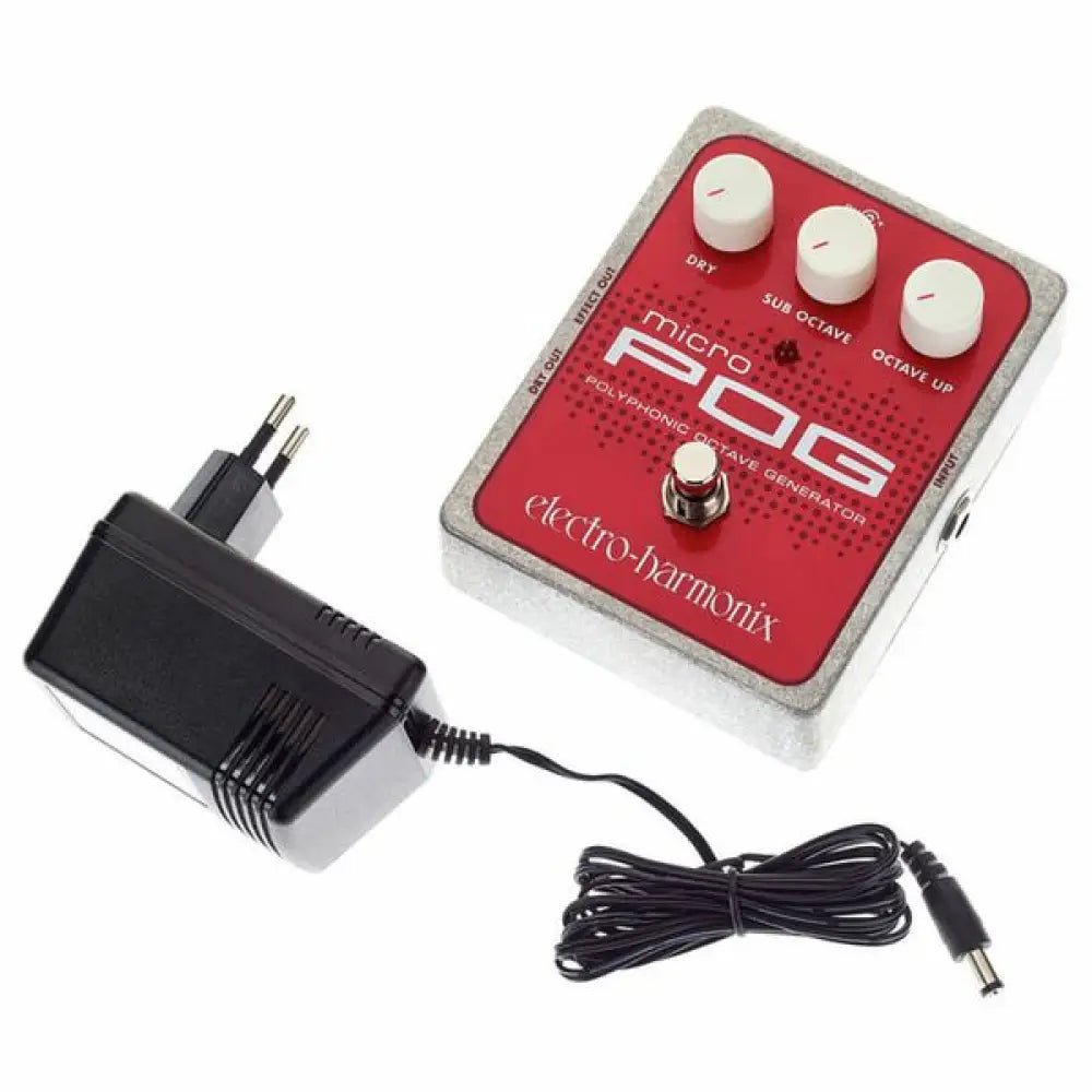 Electro Harmonix Micro Pog Octave Pedal Para Guitarra E Contrabaixo