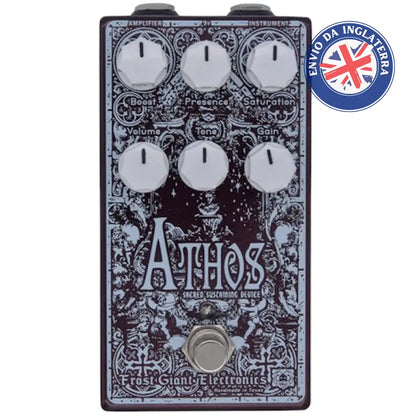 Frost Giant Athos Distortion Boost V2 Pedal Para Guitarra