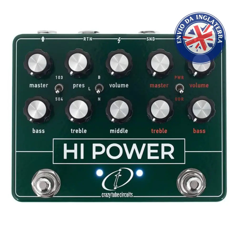 Hi Power Dual Channel Amplifier & Overdrive Pedal