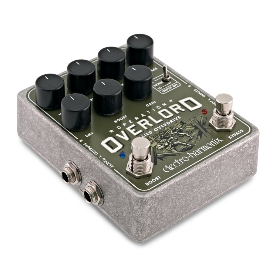 Electro Harmonix Operation Overlord Allied Overdrive Pedal Para Guitarra