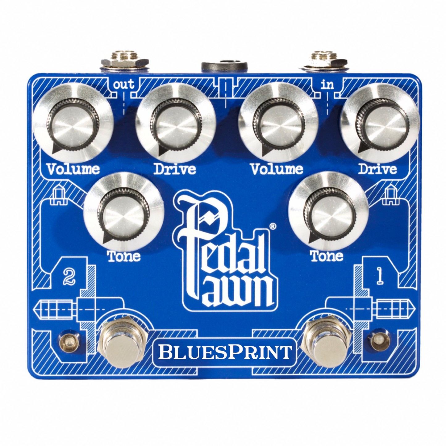 Pedal Pawn Bluesprint Dual Overdrive Para Guitarra