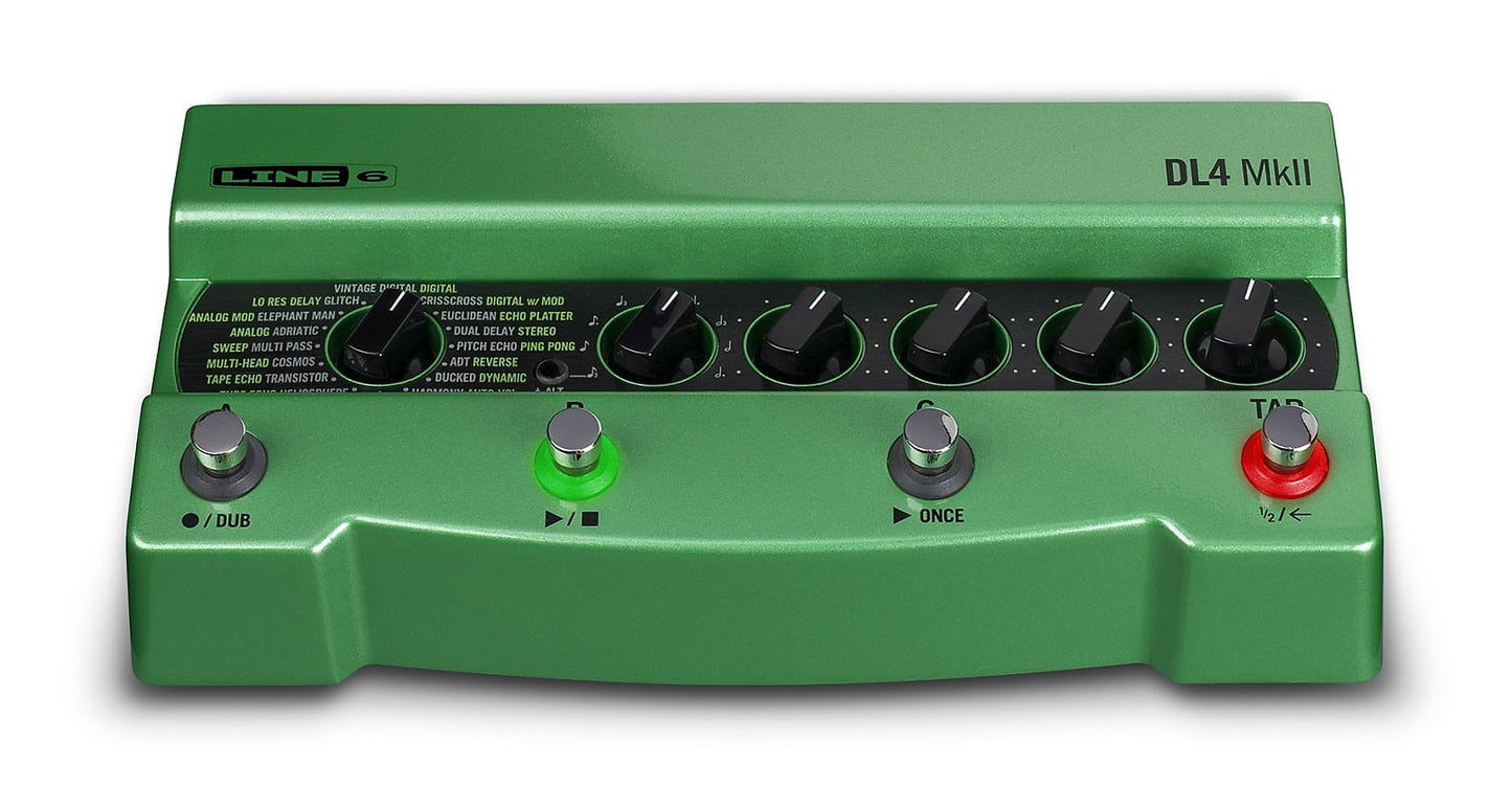 Dl4 Mkii Little Green Time Machine Pedal Para Guitarra