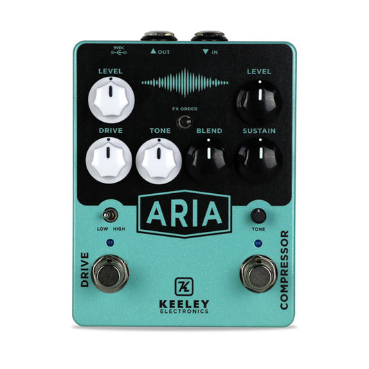 Aria Compressor Overdrive Pedal Para Guitarra