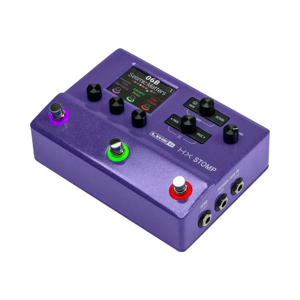 Line 6 Hx Stomp Purple Multi-Effects Pedal Para Guitarra