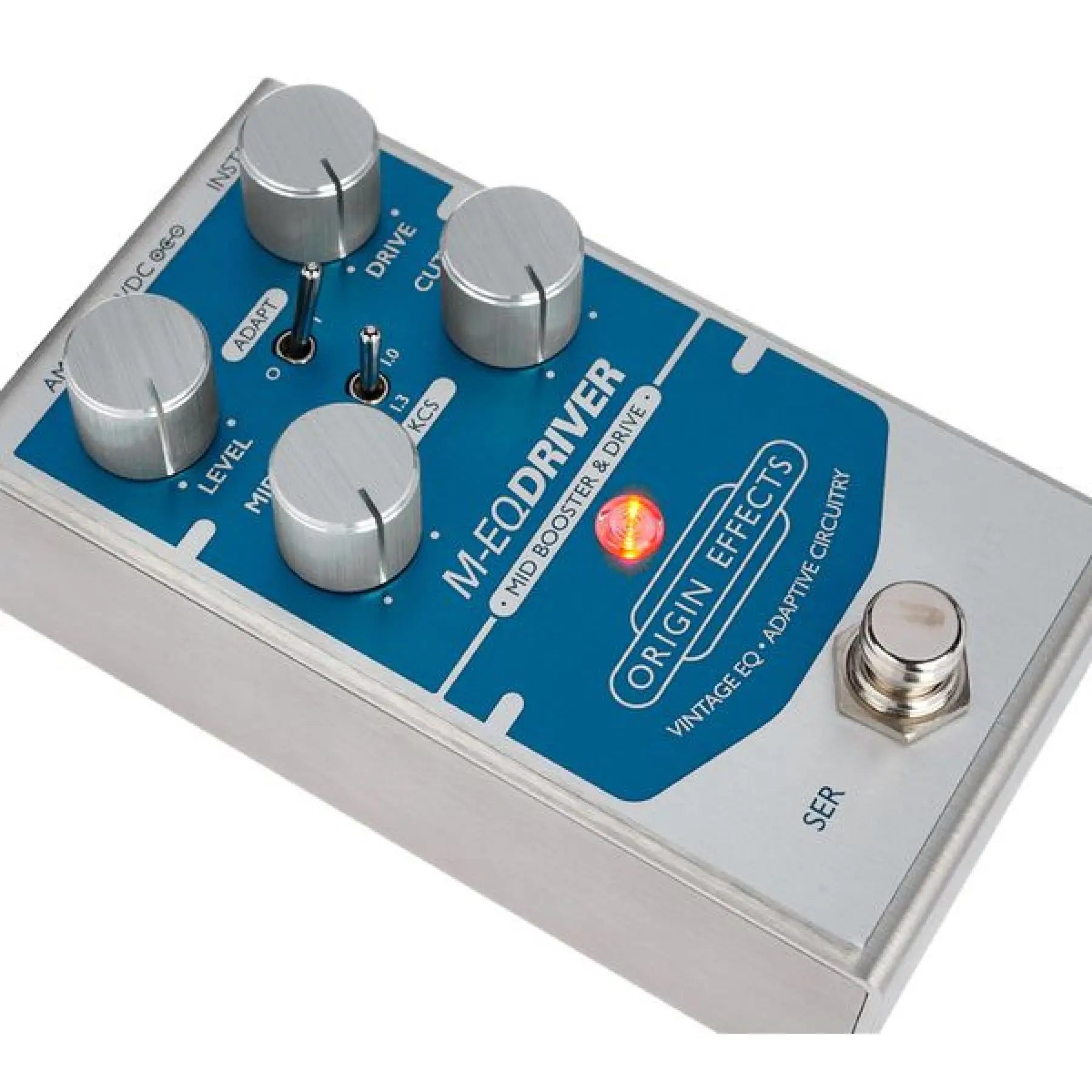 Origin Effects M-Eq Driver Mid Booster & Drive Pedal Para Guitarra