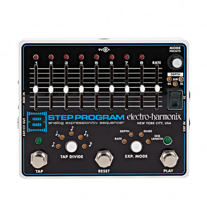 Electro Harmonix 8-Step Program Pedal Para Guitarra E Contrabaixo