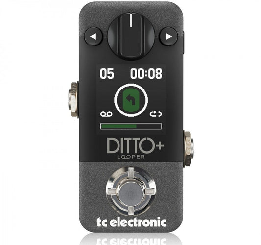 Tc Electronic Ditto+ Looper Pedal Para Guitarra E Contrabaixo