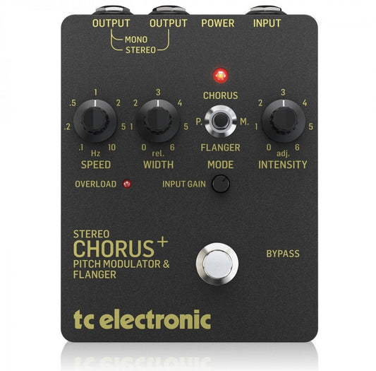 Tc Electronic Scf Gold Chorus/Flanger Pedal Para Guitarra