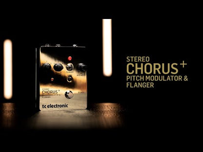 TC Electronic SCF GOLD Stereo Chorus Flanger Pedal, Limited Edition