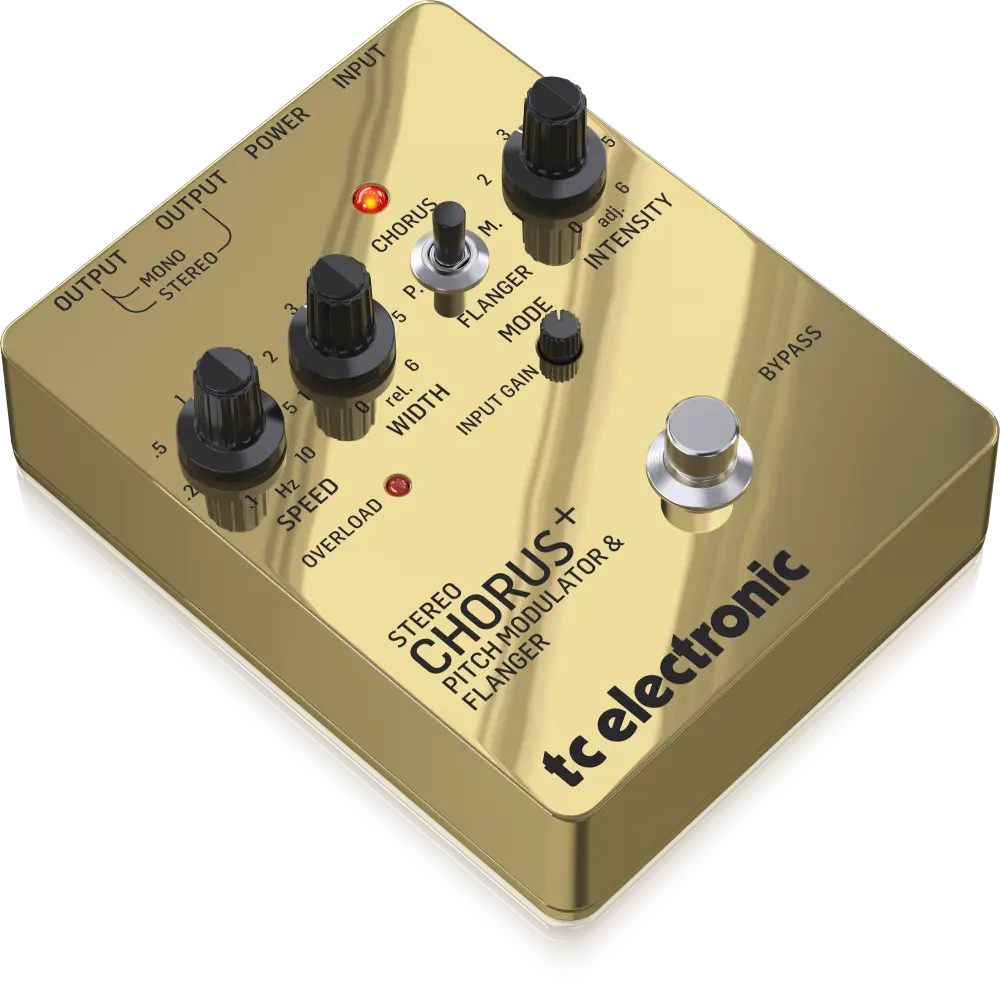 Tc Electronic Scf Gold Stereo Chorus Flanger Pedal Limited Edition Para Guitarra