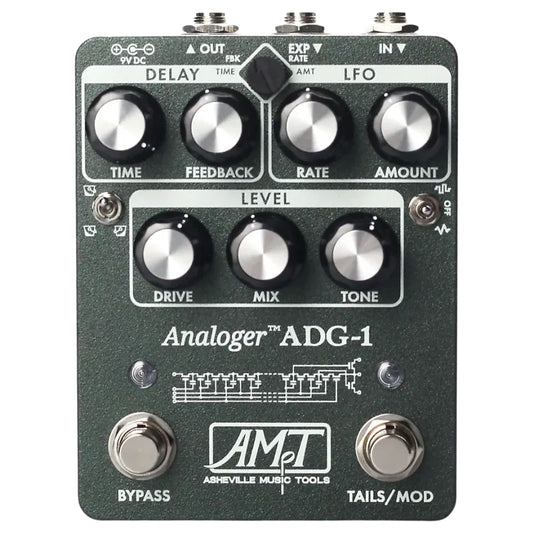 Adg-1 Analogue Delay Pedal Para Guitarra