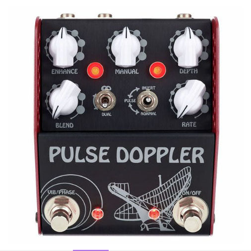 Pulse Doppler Analog Phaser - Vibrato Trem Pedal Para Guitarra